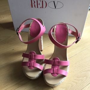 NIB Red Valentino Espadrille heels 37